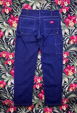 Vintage 90s Dickies Carpenter Jeans Relaxed Red Label 34/36